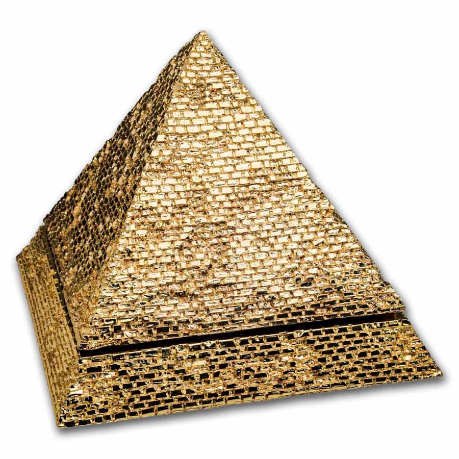 OGP & COA - 2008 Isle of Man 1 oz PF Gold Crown King Tut Triangle