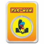 PAC-MAN™ Arcade Cabinet 1 oz Colorized Silver Round