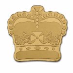 Palau 1/2 gram Gold $1 Crown Shaped Coin