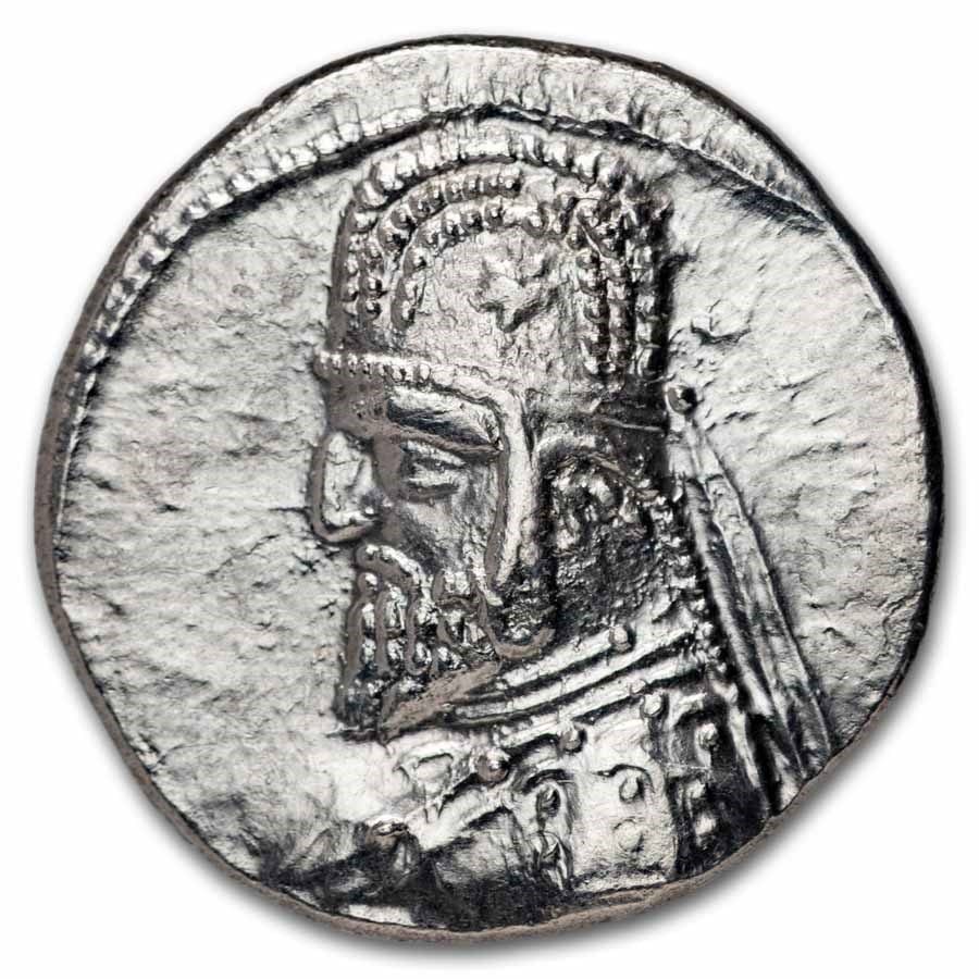 Parthian Empire AR Drachm Mithradates II (121-91 BC) AU