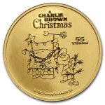 Peanuts® 55 Years of A Charlie Brown Christmas 1 oz Gold Round