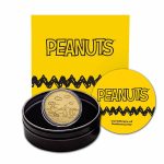 Peanuts® Baseball - Woodstock at Bat 1 oz Gold Round