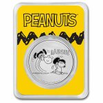 Peanuts® Lucy Pulls the Football 1 oz Silver in TEP