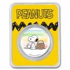 Peanuts® Snoopy & The Easter Bunny 1 oz Colorized Silver