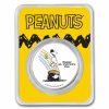 Peanuts® Snoopy & Woodstock Pot-o-Gold 1 oz Colorized Ag Round