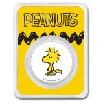 Peanuts® Woodstock 1 oz Colorized Silver Round