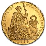 Peru Gold 100 Soles AU/BU (Random)