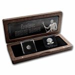 Poseidon God of the Seas Coin and Pearl Set