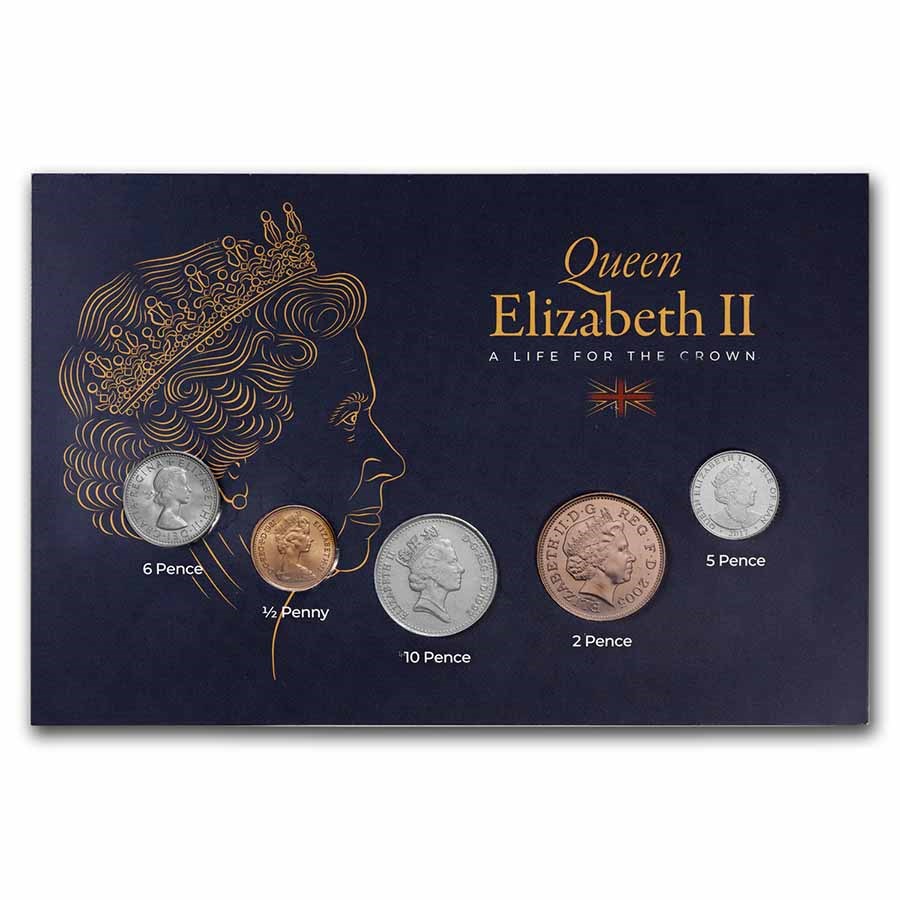 Queen Elizabeth II Life for the Crown 5-Coin Set BU