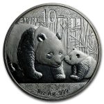 Random Year 1 oz Silver Chinese Panda (Abrasions)