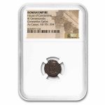 Roman AE2/3 Emperor Constantius Gallus (351-354 AD) NGC (Random)