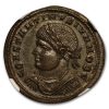 Roman AE3 Bi Nummus Emperor Constantine II (337-340 AD) AU NGC