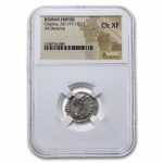 Roman AR Denarius Empress Crispina (177-182/3 AD) Ch XF NGC