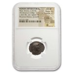 Roman AR Denarius Marc Antony (30 BC) Ch VF NGC (Crawford 542/1)