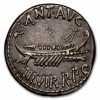 Roman AR Denarius Marc Antony Legion II (32-31 BC) XF (Toned)