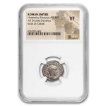 Roman AR Double Denarius Herennius Etruscus (251 AD) VF NGC