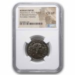 Roman Bi Reduced Nummus Maximinius II (310-313 AD) Ch VF NGC