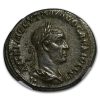 Roman Bi Tetradrachm Emperor Trajan Decius (249-251 AD) AU NGC