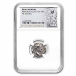 Roman Denarius Antoninus Pius (138-161 AD) XF NGC (Random)