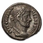 Roman Empire AR Argenteus Galerius (293-305 AD) XF