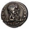 Roman Empire AR Denarius Augustus (27 BC-14 AD) Ch VF (RIC 322)