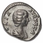 Roman Empire AR Denarius Julia Domna (193-211 AD) XF (Random)