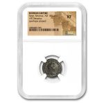 Roman Empire AR Denarius Severus (193-211 AD) XF NGC (Plated)