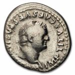 Roman Empire AR Denarius Titus (79-81 AD) Fine (Random)