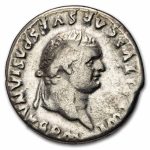 Roman Empire AR Denarius Titus (79-81 AD) VF (Random)