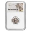 Roman Empire AR Denarius Vespasian 69-79 AD Fine NGC Random Coin