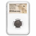 Roman Empire BI Aurelianianus Constantius I (305-306 AD) AU NGC