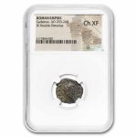 Roman Empire BI Dbl Denarius Gallienus (253-268 AD) CH XF NGC