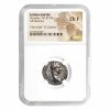 Roman Empire Denarius Domitian 81-96 AD Ch Fine NGC (Random Coin)