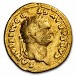 Roman Gold Aureus Emperor Domitian (81-96 AD) VG (RIC II 960)