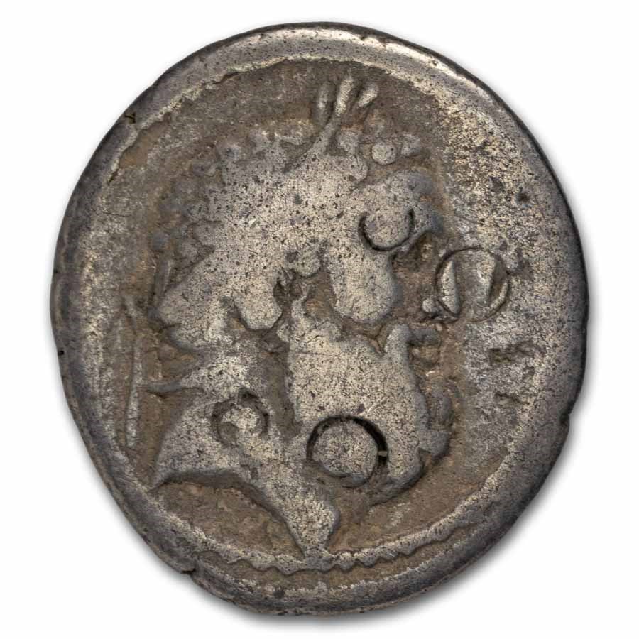 Roman Rep. AR Denarius C. Vibius Varus (c.42 BC) VG (Cr-494/37)