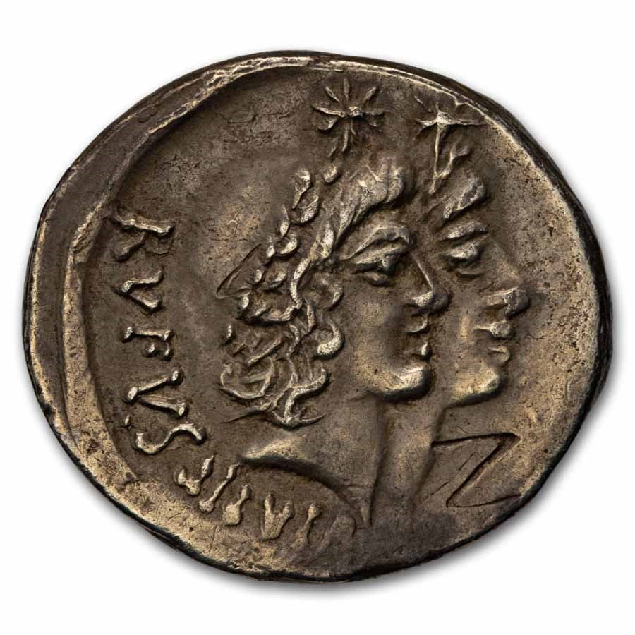 Roman Rep. AR Denarius Mn. Cordius Rufus (46 BC) XF (Cr-463/1b)