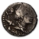 Roman Republic AR Denarius A.Albinus (96 BC) Ch F (Cr-335/9)