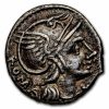 Roman Republic AR Denarius L. Flam Chi (109-108 BC) VF (Cr-302/1)