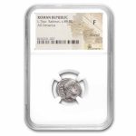 Roman Republic AR Denarius L. Sabinus (89 BC) F NGC (Cr-344/3)