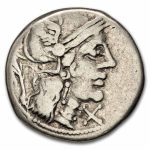 Roman Republic AR Denarius M. Carbo (C.122 BC) Ch Fine (Cr-276/1)