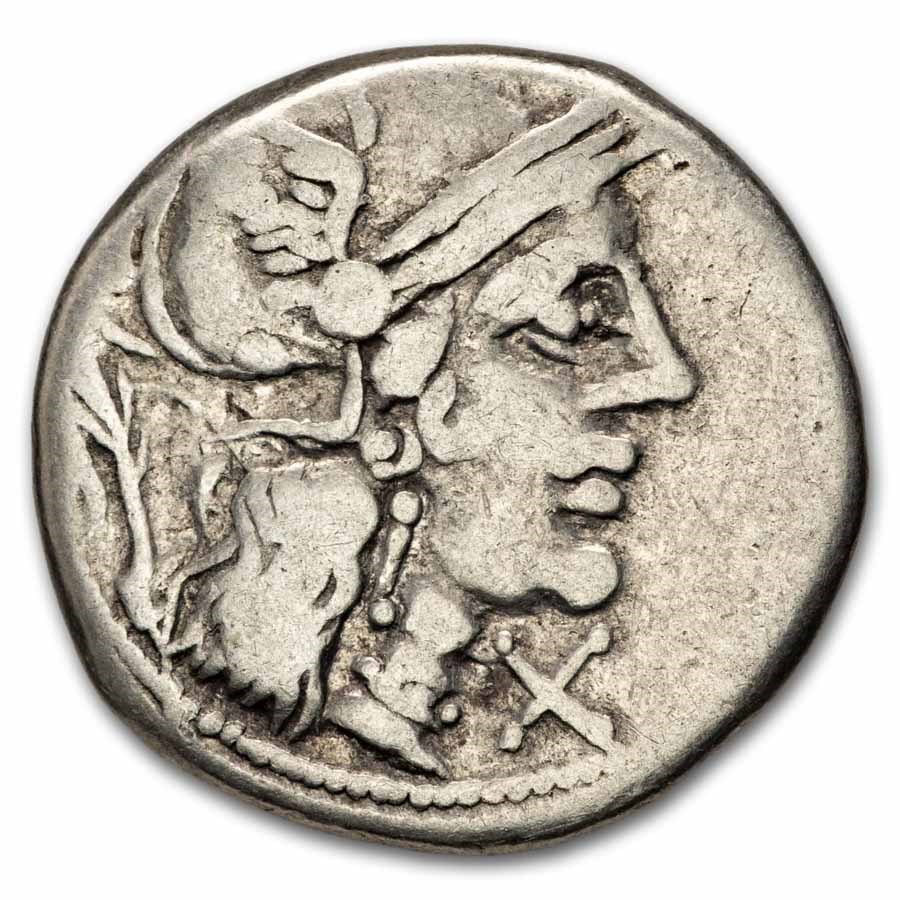 Roman Republic AR Denarius M. Carbo (C.122 BC) Ch Fine (Cr-276/1)