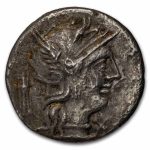 Roman Republic AR Denarius M. Opimius (131 BC) VF (Cr-254/1)