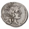 Roman Republic AR Denarius M. Tullius (120 BC) VF (Cr-280/1)