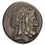 Roman Republic AR Denarius M. Volteius M.f. 75 BC Ch VF