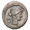 Roman Republic AR Denarius P. Clodius (c.42 BC) Ch VF S-492