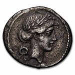 Roman Republic AR Denarius Pomponius Musa (50 BC) VF (Cr-410/10)