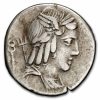 Roman Republic Denarius L. Julius Bursio 85 BC VF (Cr-352/1c)