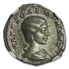 Roman Silver Denarius Julia Soaemias (218-222 AD) XF NGC