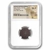 Roman Silver Denarius Marc Antony Legion XII (30 BC) Ch Fine NGC