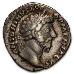 Roman Silver Denarius Marcus Aurelius (161-180 AD) Ch XF (Random)